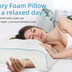 Memory Foam Pillow-Couple Pillow Breathable Arm Rest