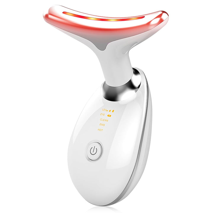 Red Light Therapy for Face, LED Face Skin Rejuvenation for Face & Neck Beauty Device, Deplux Neck Tightening Device