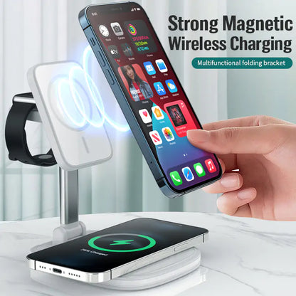 Multifunctional Magnetic Folding Wireless Charger
