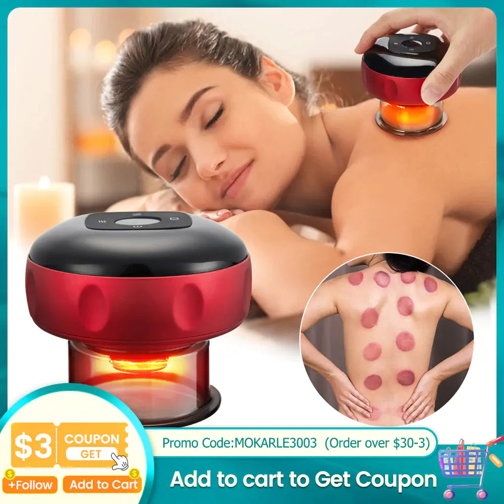 Smart Dynamic Cupping Therapy Set, Cellulite Massager 3 in 1 Vacuum Therapy Machine, Remover