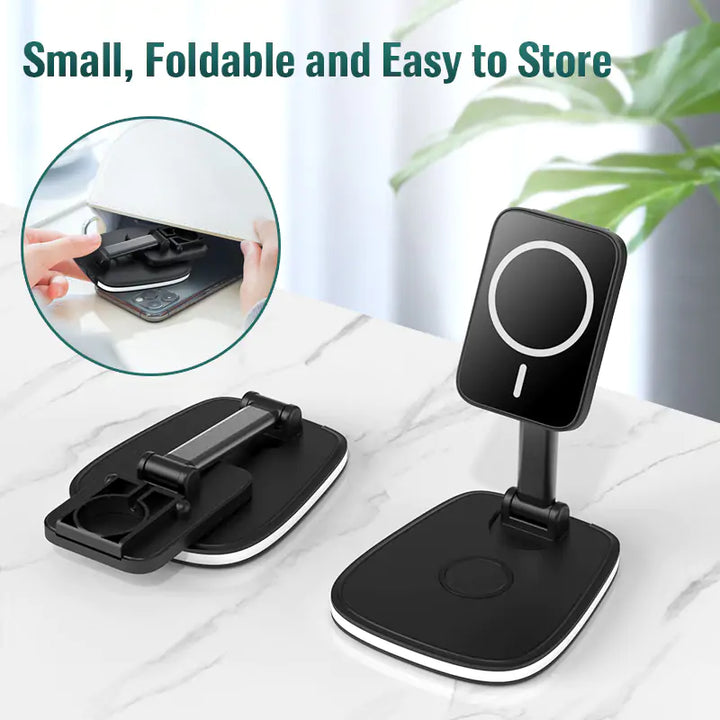 Multifunctional Magnetic Folding Wireless Charger