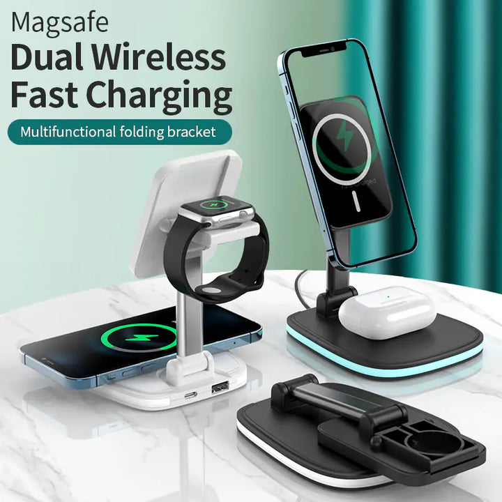 Multifunctional Magnetic Folding Wireless Charger